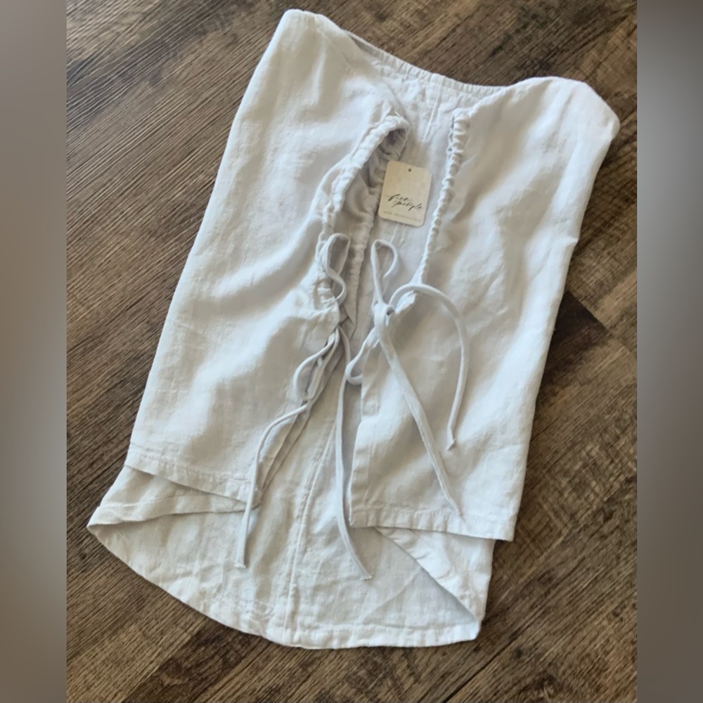 Free People ~ Free-est In-House Collection ~ Luna Linen Top ~ * NWT * - Picture 12 of 12